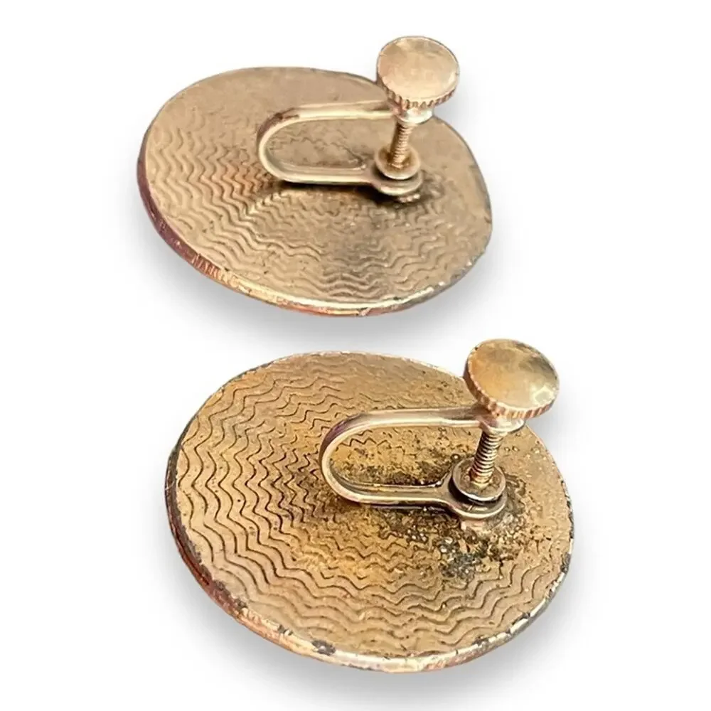 Vintage clover earrings AS IS